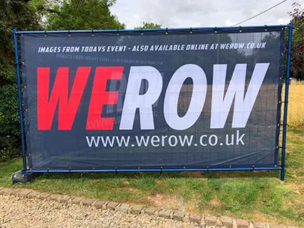 Construction Fence Banners example